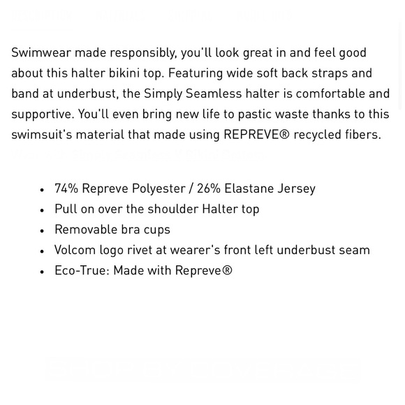 Volcom Simply Seamless Halter - Picture 16 of 16